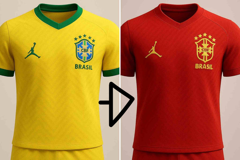 Nova Camisa Vermelha da Seleção Brasileira - Camisa Vermelha do Brasil
