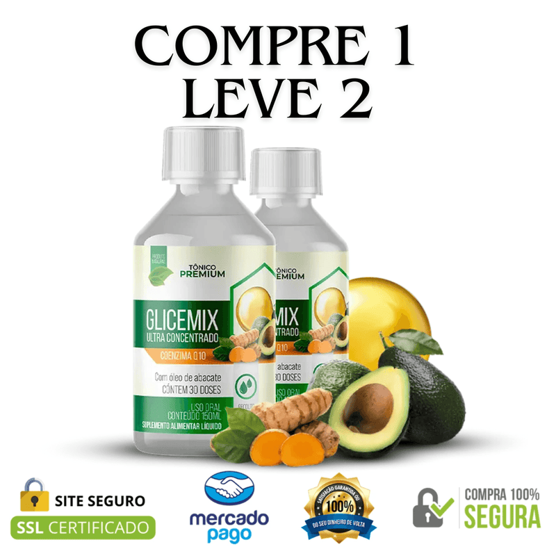 Glicemix - Compre 1 Leve 2 - A Eficácia que Você Esperava