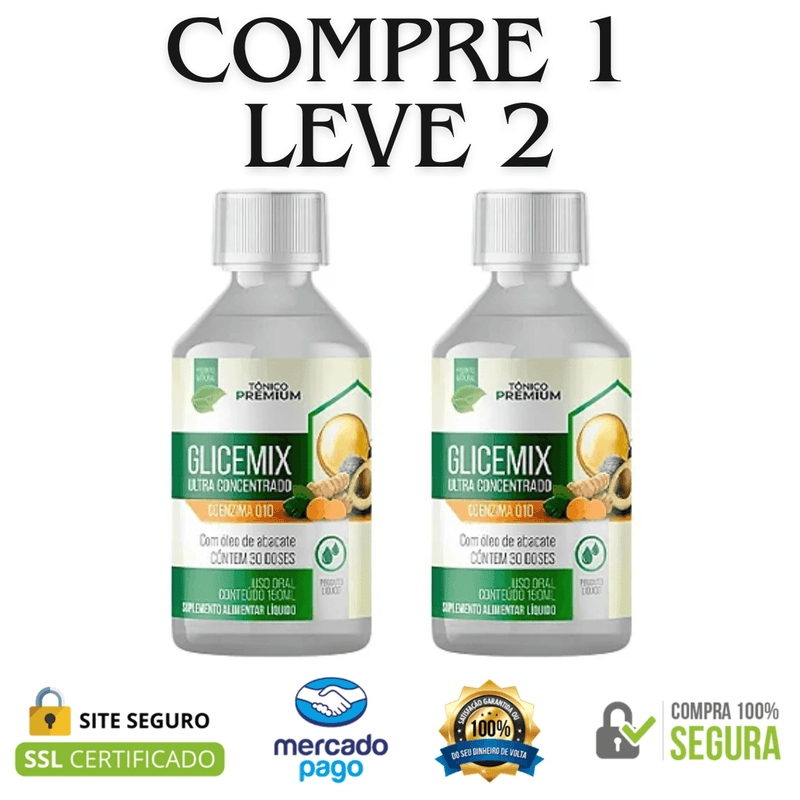 Glicemix - Compre 1 Leve 2 - A Eficácia que Você Esperava