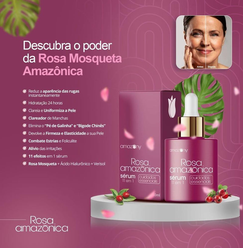 Compre 1 Leve 2 - Serum Rosa Amazônica - Oferta Apenas Hoje