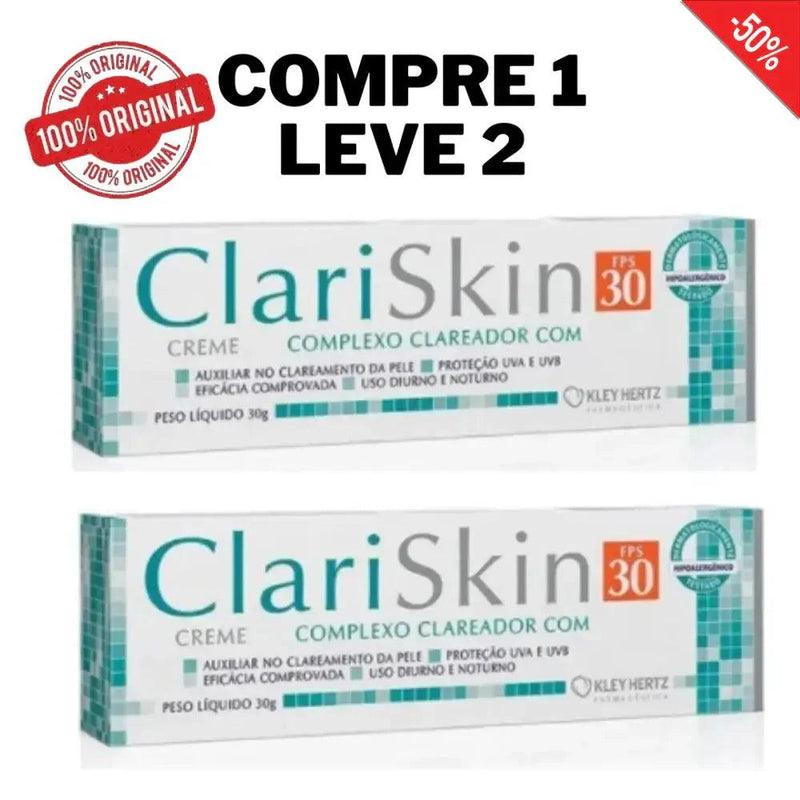 Creme Clariskin - Compre 1 Leve 2 + Dois Brindes - Frete Grátis Clariskin Store Encanto  Clariskin, Clarinskin Creme, Creme Clariskin, Creme Para Malesma, Creme Clareador de Pele