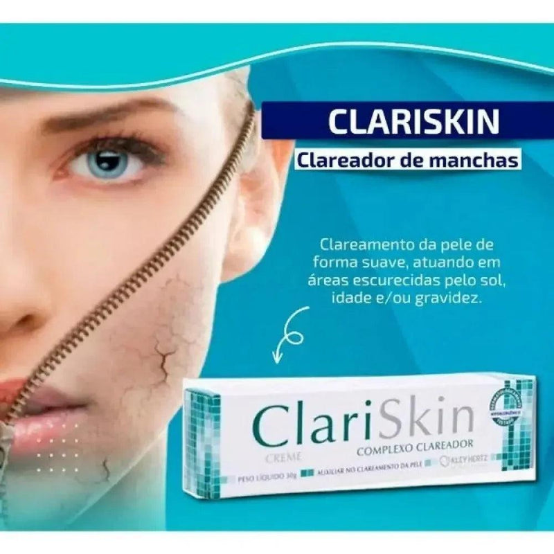 Creme Clariskin - Compre 1 Leve 2 + Dois Brindes - Frete Grátis Clariskin Store Encanto  Clariskin, Clarinskin Creme, Creme Clariskin, Creme Para Malesma, Creme Clareador de Pele