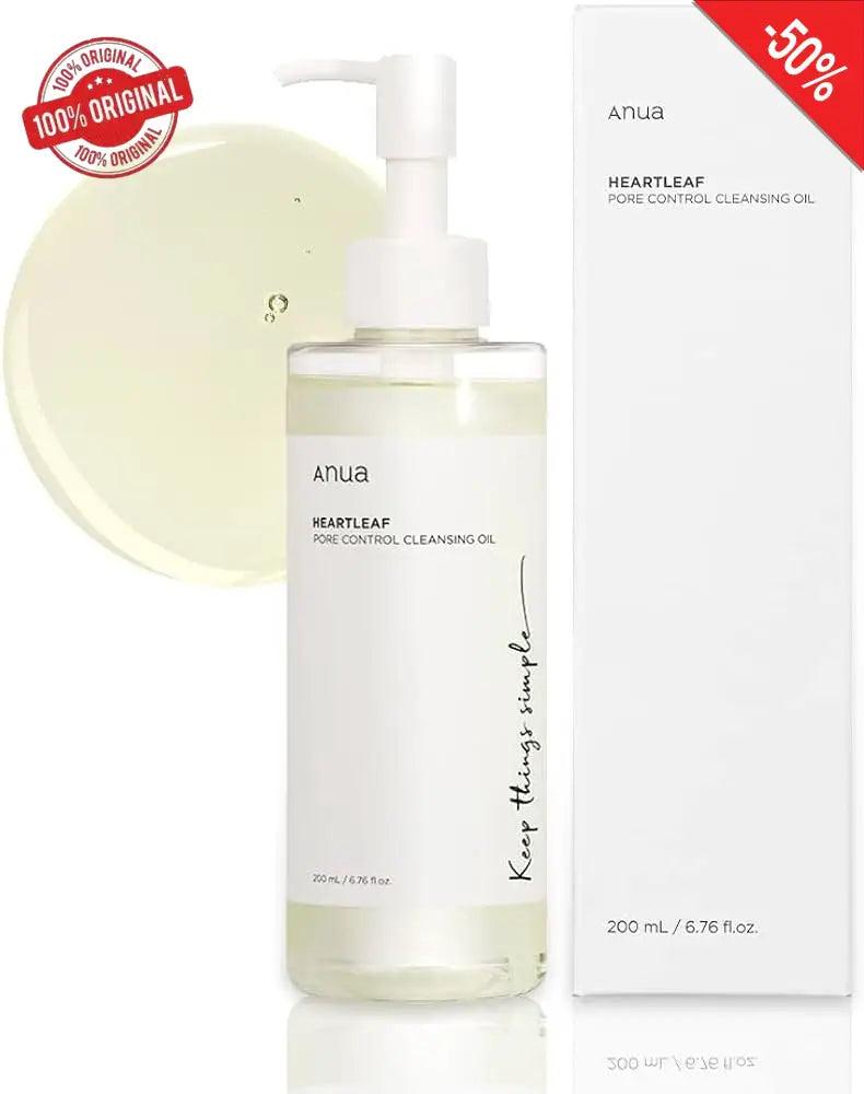 Óleo de Limpeza Anua Heartleaf + Frete Grátis + 2 Brindes - 200 ml - Óleo de Limpeza Anua Heartleaf